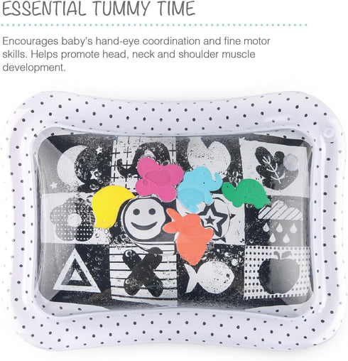 Tummy The Peanutshell Time Water Play Mat for Babies, Girls or Boys - High Contrast Sensory Developmental Toy, Infant
