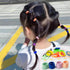 Baby Hair Ties for Thin Hair, Ponytail Holder for Newborn Girls, Multicolor Rubber Bands, 100pcs