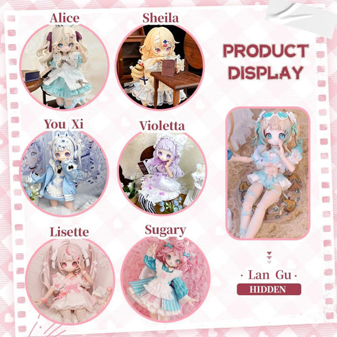 1/8 Sugary Girls Series MJD Blind Box Mystery Box Dolls Action Anime Figure BJD Dolls Cute Figures Collectibles