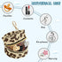 Leopard Print Round Pacifier Storage Case with Zipper, Portable Pacifier Case for Travel, Diaper Bag & Purse, Pacifier