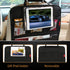 Kaiphy 10" 2Pack Car Backseat Organizer Premium Quality Car Kick Mats with Tablet Holder - Extra Large Pocket- Sturdy