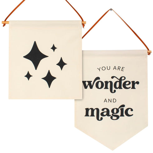 KIBAGA Beautiful Nursery Wall Decor Signs - Set of 2 Cute Designs