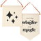KIBAGA Beautiful Nursery Wall Decor Signs - Set of 2 Cute Designs