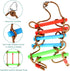 TOPNEW 6.6 Ft Climbing Rope Ladder for Kids - Hanging Rope Ladder for Indoor Play Set and Outdoor Tree House