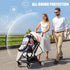 Stroller Rain Cover and Baby Stroller Mosquito Net, Universal Waterproof Windproof Protection Set
