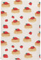 Pigsaly Crib Sheets Pancakes Strawberries Baby Sheet for Standard Crib Mattress Boys Girls