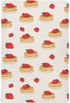 Pigsaly Crib Sheets Pancakes Strawberries Baby Sheet for Standard Crib Mattress Boys Girls