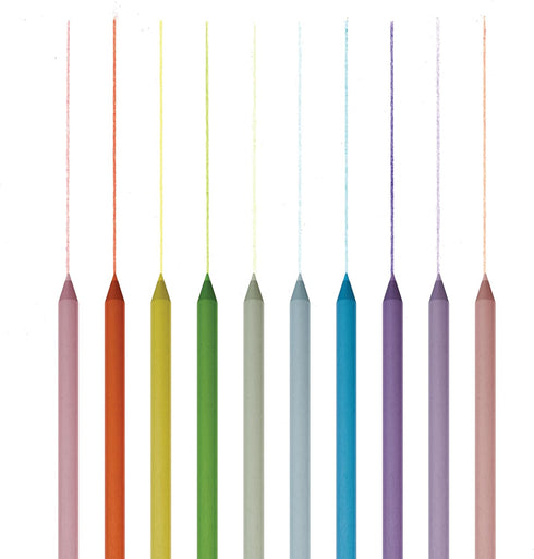 10 Count, Pastel Colored Smencils - Patented Gourmet Scented Colored Pencils made from Recycled Newspapers, Gifts