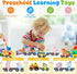 Set 11 TenFans Montessori Toys, Magnetic Wooden Animal Train for Toddlers, Pieces, Educational Preschool Learning Toys