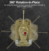 RC Tank Military Truck Vehicles, 2.4Ghz Radio Controlled Battle Tank Toy with 270° Rotational Sounds for Kids