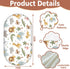 cidobi 1 32x16 Inch Pcs Baby Bassinet Sheet, Animal Theme Baby Bed Sheet, Soft and Comfortable Bed Sheets, Crib Sheets