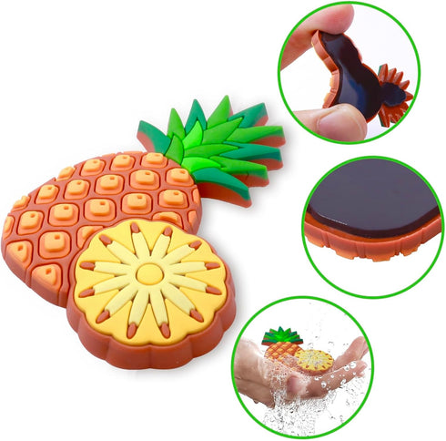 Fridge Magnet for Toddlers 1-3, Strong Magnetic Rubber Cute Fruit Refrigerator Magnet for Kids, Kids Magnets for Fridge Baby Magnet Toys Children Gift for Whiteboard Fridge Dishwasher Oven
