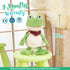 12 Houwsbaby Green Frog Toy Croaking Frog Musical Stuffed Animal Frolick Froggy Shaking and Waving Electronic