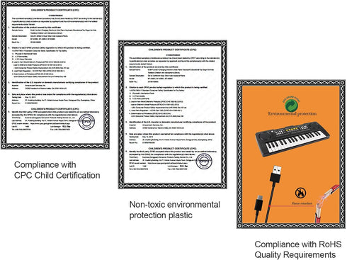 Kids Keyboard Piano - 37 Key Portable Electronic Piano for Kids - Educational Toys for 3-8 Year Old Girls and Boys