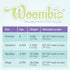 Woombie 5-13 lbs The Original Baby Swaddle Blanket, Cool Blue Mustache