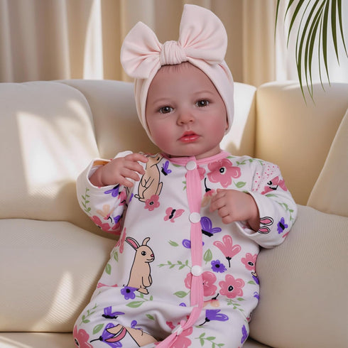 20-inch BABESIDE Reborn Baby Dolls - Cute Soft Vinyl Realistic Baby Doll Real Life Baby Dolls with Complete Accessories