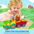 1 2 3 Set 3 12 18 24 Animal Farm Tractor Toy for Toddler Years Old, Musical Tractor with Farm Animals, Montessori