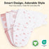 0-3 4-Pack, Mama Cheetah Baby Swaddle Sack, Organic Cotton Swaddle Blanket, Adjustable Swaddle Sleep Sacks, Easy