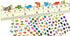 Fish007 - 6 Sheets of Fish Scrapbook Stickers, Small Reflective Fish Stickers for Kids - 4 X 5.25"/sheet (Clownfish,