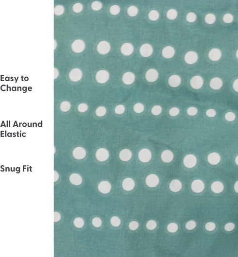 4-Pack The Peanutshell Baby Bassinet Sheets for Boy - Soft, Oval & Fitted Baby Boys Bassinet Sheet, Rectangle, Fitted