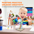 winsonik 3D DIY Rotating Solar Satellite - Wooden Puzzle Building Toy.STEM Educational Science Craft Model Kit