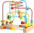 Timy First Bead Maze Roller Coaster Wooden Educational Circle Toy for Toddlers
