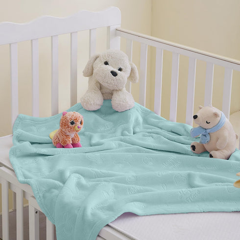 Cozy Cozy 30"x40", Soft Fleece Baby Blanket Animal Pattern Soft Fluffy Plush Receiving Blanket for Newborn Infant