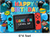 Video Game Party Supplies: Happy Birthday Gaming Banner Backdrop, Party Props and Decoration Supplies