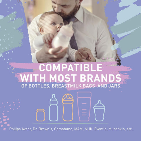 Double Bottle Warmer and Sterilizer, Baby Bottle Warmer for Breastmilk and Formula, Fast Heating with Adjustable Timer