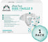 Mama Bear Gentle Touch Diapers, Hypoallergenic, Size 3, 168 Count (4 Packs of 42) - Amazon Brand, White