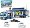 City Police Mobile Command Center Truck Building Blocks, Mobile Police Unit with Cop Cars, STEM Toy Kit