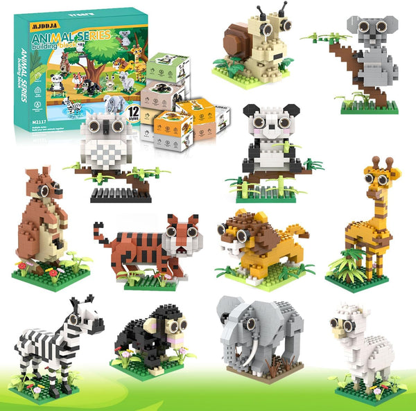 Party Favors for Kids 8-12, Mini Animals Building Blocks Sets,Goodie Bags Stuffers