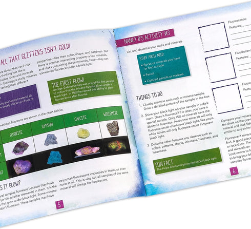 Educational Insights Nancy B's Science Club Black Light Illuminator & Nature's Mysteries Journal