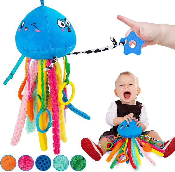 teytoy Sensory Toy, Texture Toys for Babies with Rattle, Autism Sensory Toys