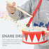 Kids 8 Inch Wooden Drum Set with 2 Drumsticks, Musical Instrument for Toddlers Boys Girls