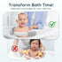 PANUSU 360 6-24 Baby Bath Seat Baby Bathtub - with Strong Suction Cups and Surround Support Easy Release, Non-Slip