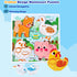 2 3 2-4, 1-3 Learning Farm Animal Jigsaw Puzzles for Toddlers, Gifts for Years Old Girls Boys,Wooden Montessori Puzzle