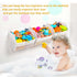 Ligereza 3 Set, bath toy holder Piece Free Arrangement bath toy organizer, Multi-functional bathtub toy holder, Quickly