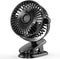 TCJJ Portable Clip on Fan, Rechargeable Stroller Fan, USB Desk Fans With TYPE-C