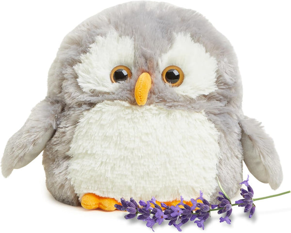 warmies Microwavable & Weighted Stuffed Animals, Owl - Heated Stuffed Animal Plushie