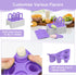 MORLIKE Baby Popsicle Molds Set, BPA Free Silicone Ice Pop Molds for Homemade Breastmilk Popsicles (Purple)