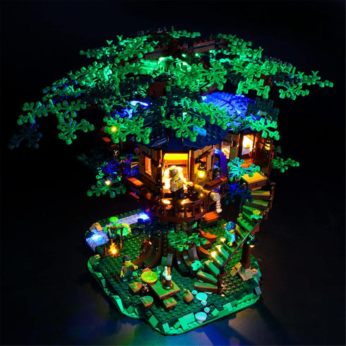 LIGHTAILING Light Set for Ideas Tree House Building Blocks Model - LED Light Kit Compatible with Lego 21318 (Model Not