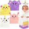 OFUSUY 12 PCS Baby Towels, 4 PCS Soft Hooded Baby Towels & 8