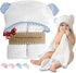 Channing & Yates Premium Organic Hooded Baby Towel and Washcloth Set -