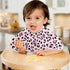 GOODOLD Set 2 Pack Leopard Print Pink Muslin Baby Burp Cloths - Super Absorbent and Soft Burping Rags - Cotton Burp