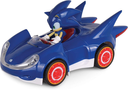 NKOK Sonic The Hedgehog All Stars Racing Pull Back Action, Speed Star by Tails, No Batteries Required