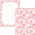 miaozhen 1 Pack 52x28 Cotton Baby Crib Sheets Soft Breathable Bear White and Peach Playard Mattress Sheets for Nursery