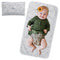 Nora's Nursery Portable Baby Diaper Changing Pad Mat - Waterproof, Machine Washable, One-Hand Closure, Unisex Design