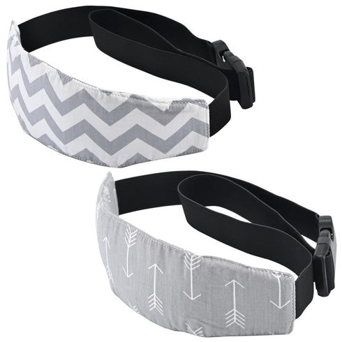 Luckyiren Head Support for Baby Car Seat, Straps with Pillow Support Band, Neck Relief Headrest for Stroller, Slumber