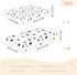 miaozhen 1 Pack 52x28 Cotton Baby Crib Sheets Soft Stretchy Cute Animal Black Cat Handdrawn Crib Mattress Sheet